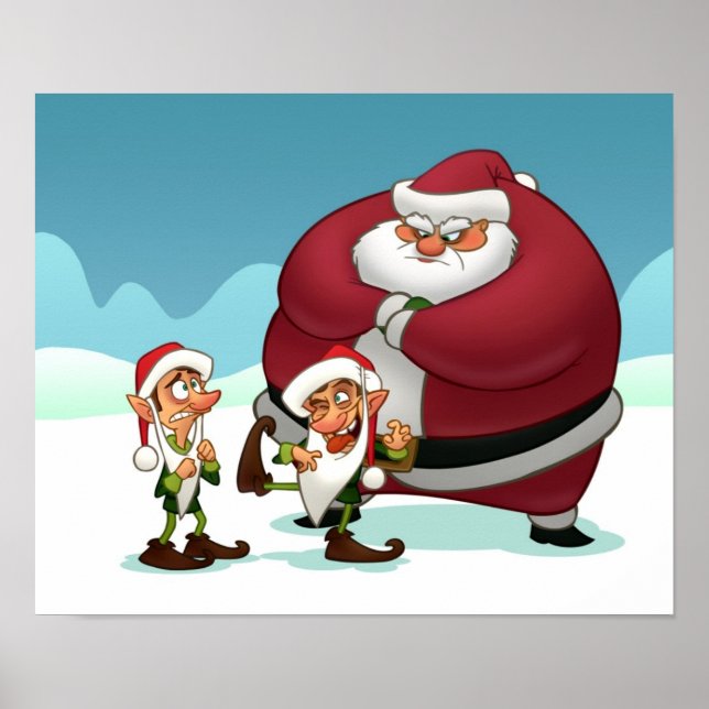 Disgruntled Elves Poster (Front)