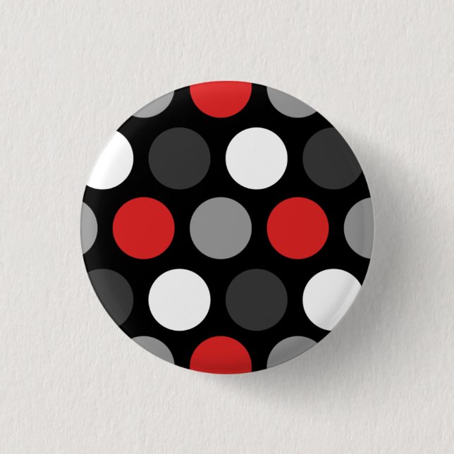Disgruntled Ladybug 1 Inch Round Button (Front)