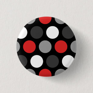 Disgruntled Ladybug 1 Inch Round Button