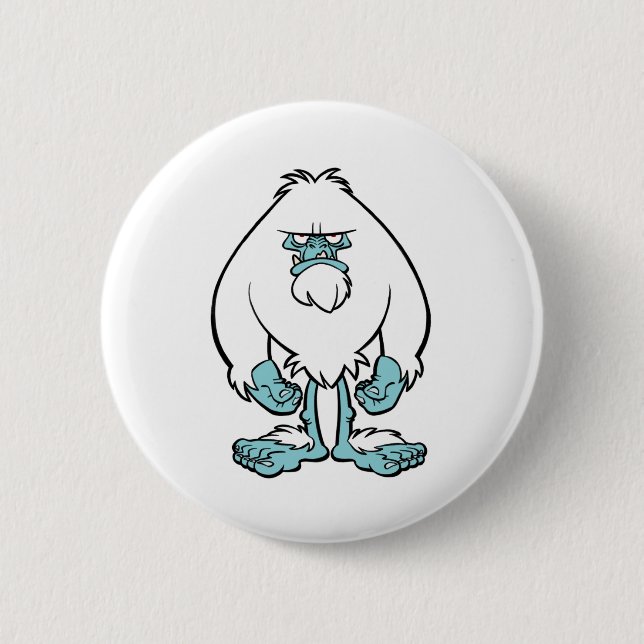 Disgruntled Yeti 2 Inch Round Button (Front)