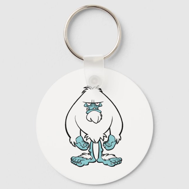 Disgruntled Yeti Keychain (Front)