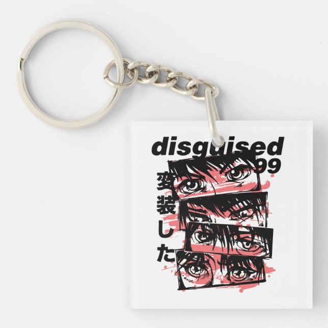 Disguised 99: Anime Eyes Collection Keychain (Front)