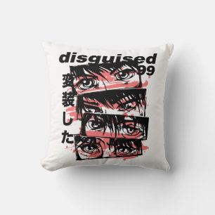 Disguised 99: Anime Eyes Collection Throw Pillow