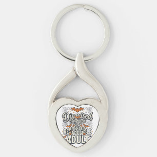 Disguised as a Responsible Adult Halloween Vector Keychain