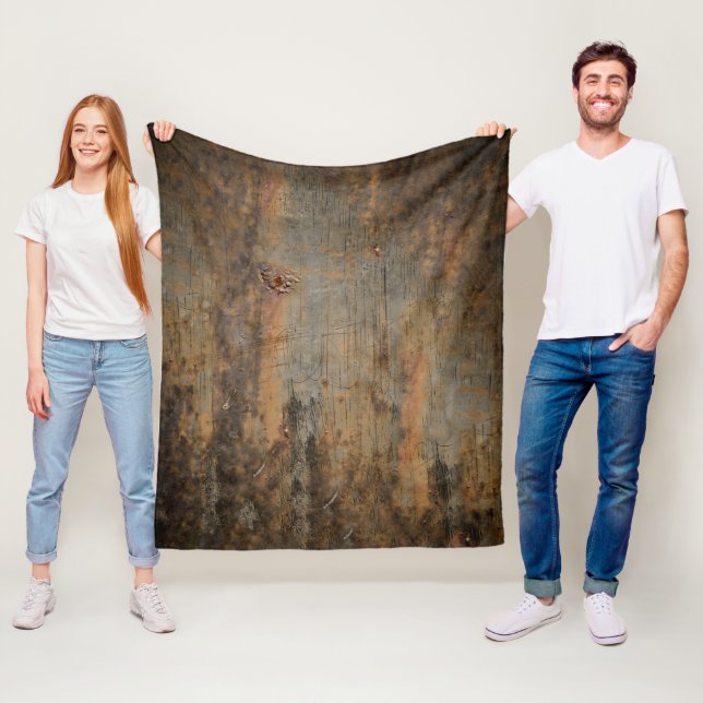 Disgusting Gross Abstract Blistered Zombie Skin Fleece Blanket (In Situ)