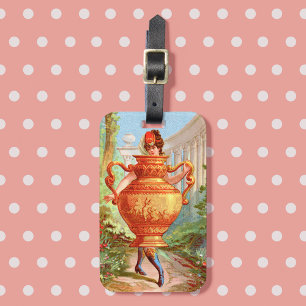 Dish Darlings Golden Amphora Luggage Tag