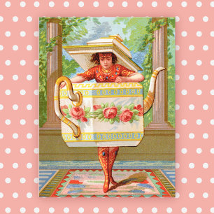 Dish Darlings Tea Time Postcard