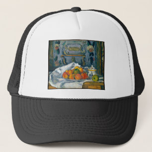 Dish of Apples Paul Cezanne Famous Visual Arts Pos Trucker Hat