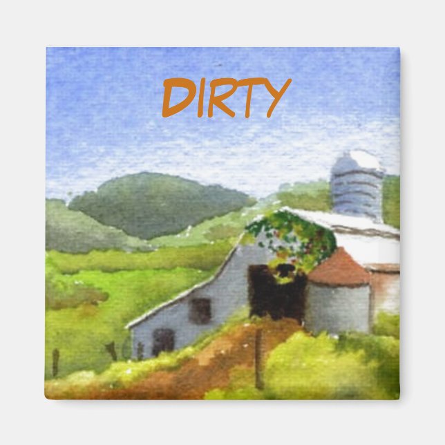 Dish Washer Status Magnet (Front)