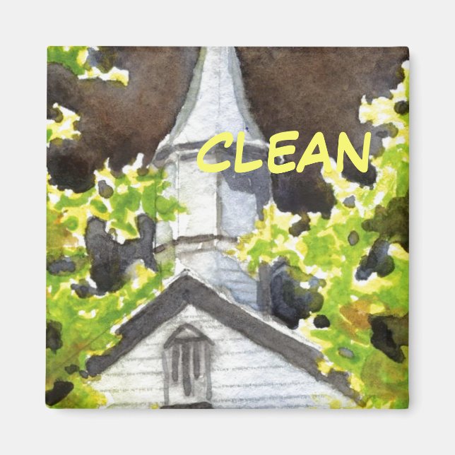 Dish Washer Status Magnet (Front)