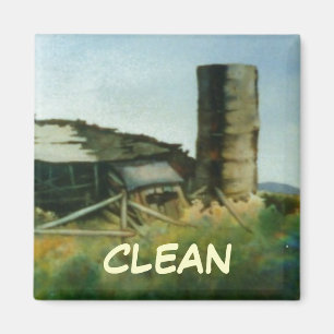 Dish Washer Status Magnet