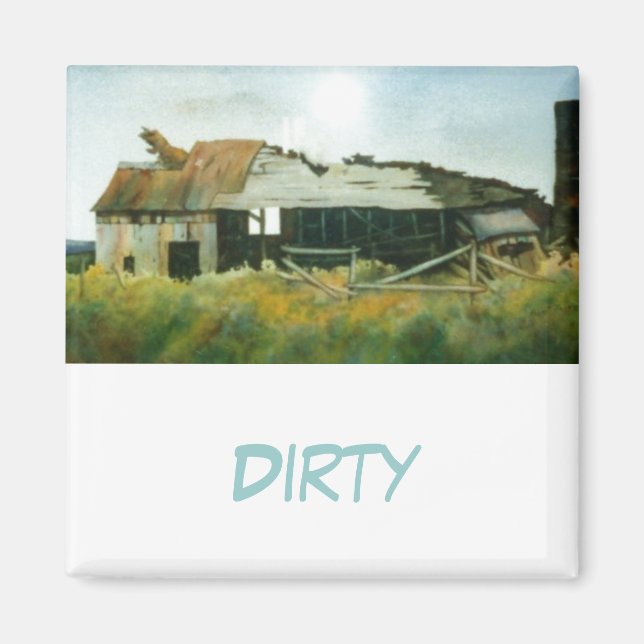 Dish Washer Status Magnet (Front)