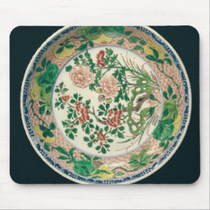 Dish with famille verte decoration mouse pad