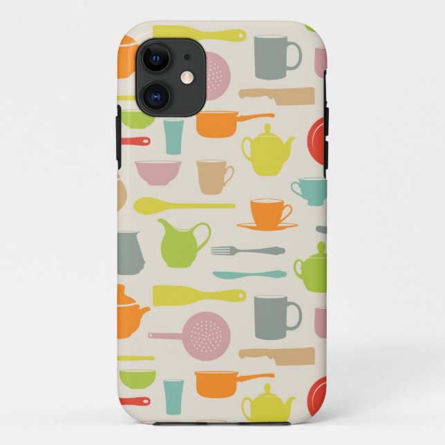 Dishes Pattern Case-Mate iPhone Case (Back)