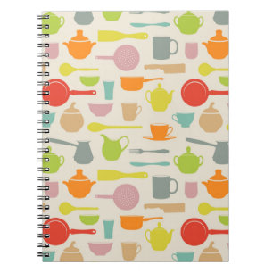 Dishes Pattern Notebook