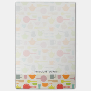 Dishes Pattern Post-it Notes
