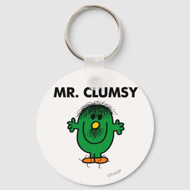 Dishevelled Mr. Clumsy Keychain (Front)