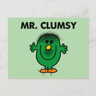 Dishevelled Mr. Clumsy Postcard