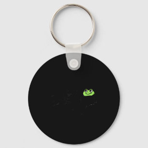 Dishonest Frog Funny Frog Meme Behave No Cartoon D Keychain