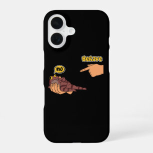 Dishonest Frog Funny Frog Meme Behave No Cartoon iPhone 16 Case