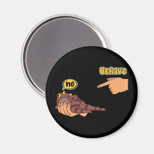 Dishonest Frog Funny Frog Meme Behave No Cartoon  Magnet