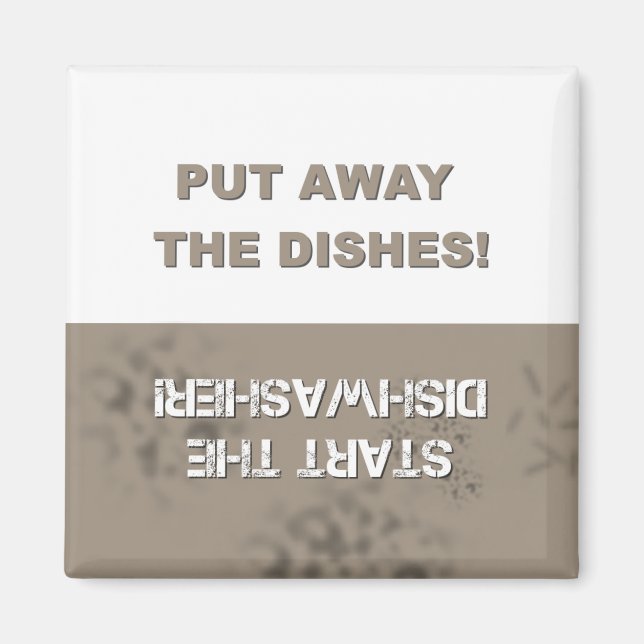 Dishwasher Clean/Dirty Magnet (Front)