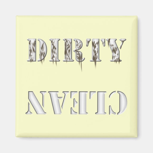 Dishwasher Clean / Dirty Magnet (Front)