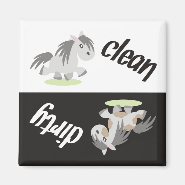 Dishwasher Magnet: Pony Nuts Magnet (Front)