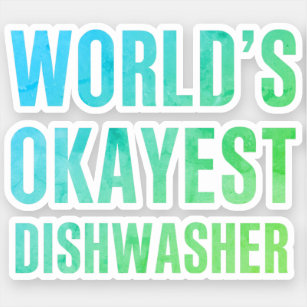 Dishwasher World's Okayest Novelty