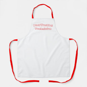 Dishwashing Technician Funny Kitchen  Apron