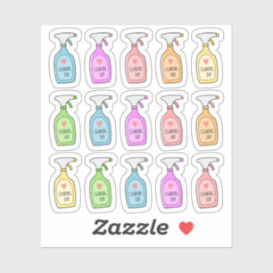 Disinfectant Spray Cleaning Time Chores Planner