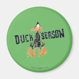 Disintegrated DAFFY DUCK™ "Duck Season" Magnet
