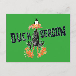 Disintegrated DAFFY DUCK™ "Duck Season" Postcard