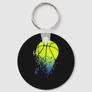 Disintegrating Neon Green Bysketbyll Urbyn Graphic Keychain