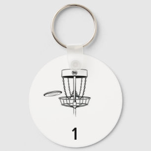 Disk Golf Bag Tag Keychain