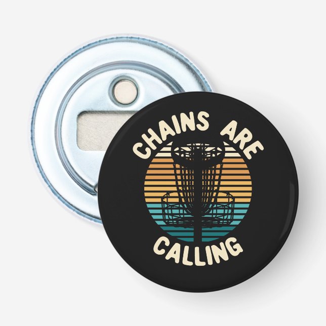 Disk Golf Disk Golf Basket Bottle Opener (Front)