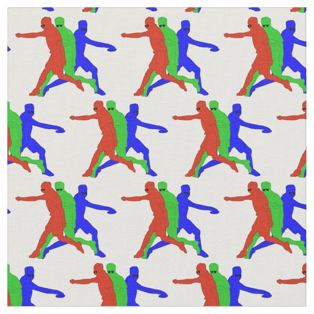 Disk Golf Driving Sequence 3 RGB Fabric (Close Up)