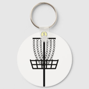 Disk Golf Hole Keychain