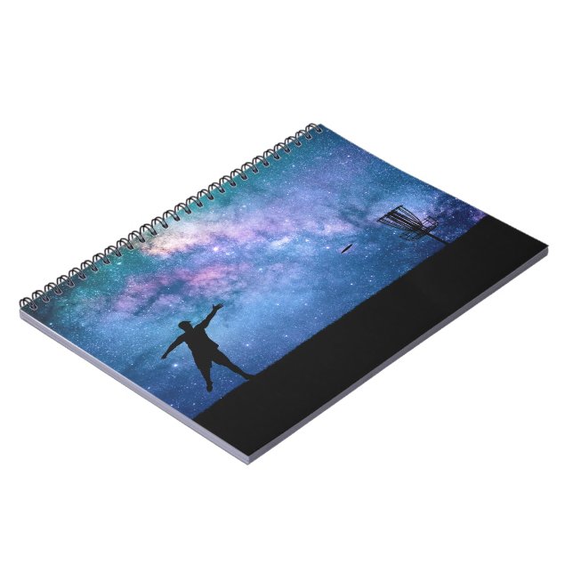 Disk Golf Stars Notebook (Left Side)