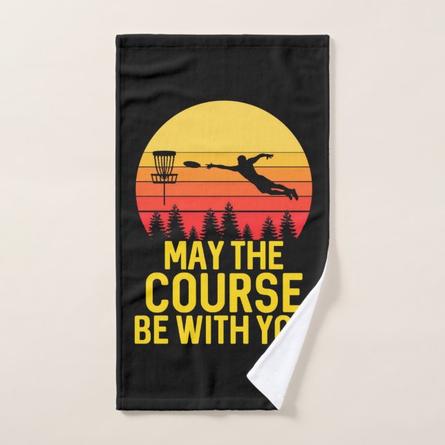 Disk Golf With You Hand Towel (Hand Towel)