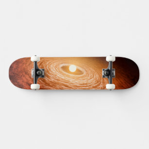 Disk Of Material Surrounding Star Fu Orionis. Skateboard