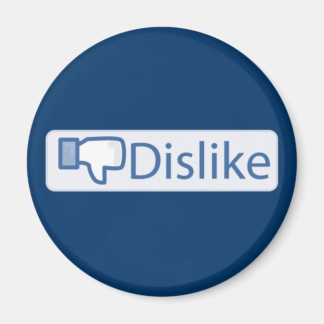 Dislike Button Magnet (Front)