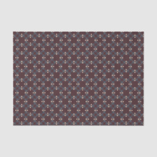 Dismal Collection Burgundy Navy Prairie Bloom Tissue Paper
