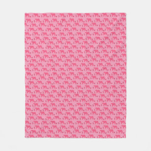 Dismal Pink Fleece Blanket Cows Western Ranch
