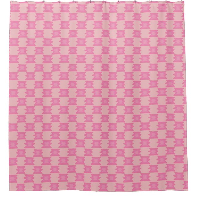Dismal Pink Shower Curtain Southwestern Western (Front)