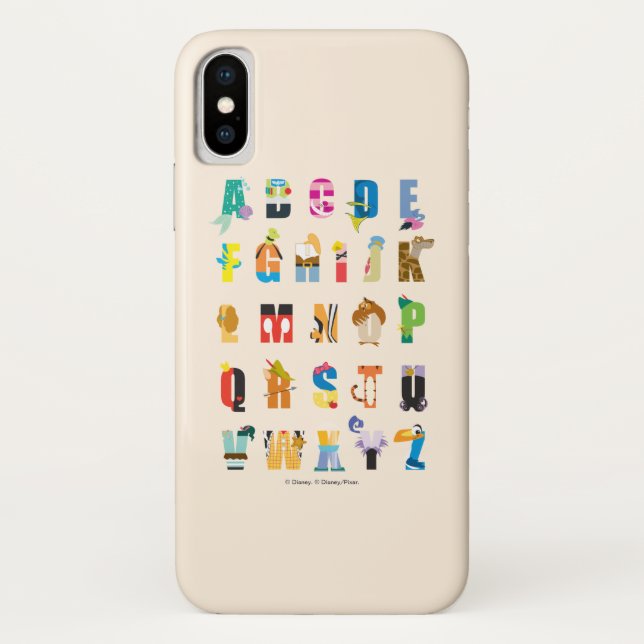Disney Alphabet Mania Case-Mate iPhone Case (Back)