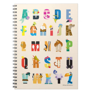 Disney Alphabet Mania Notebook