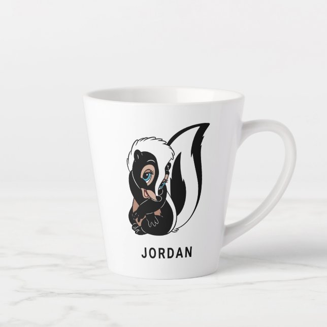 Disney Bambi Flower sitting Latte Mug (Right)