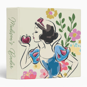 Disney   Beautiful Snow White Floral Graphic Binder