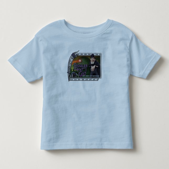 Disney Bowler Hat Guy In Scary Frame Toddler T-shirt (Front)